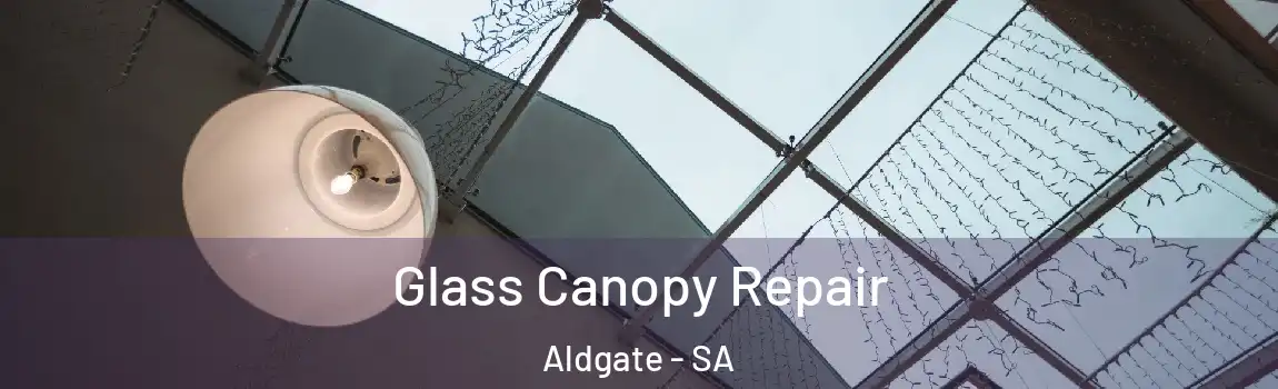 Glass Canopy Repair Aldgate - SA