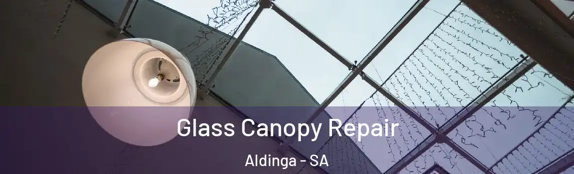 Glass Canopy Repair Aldinga - SA