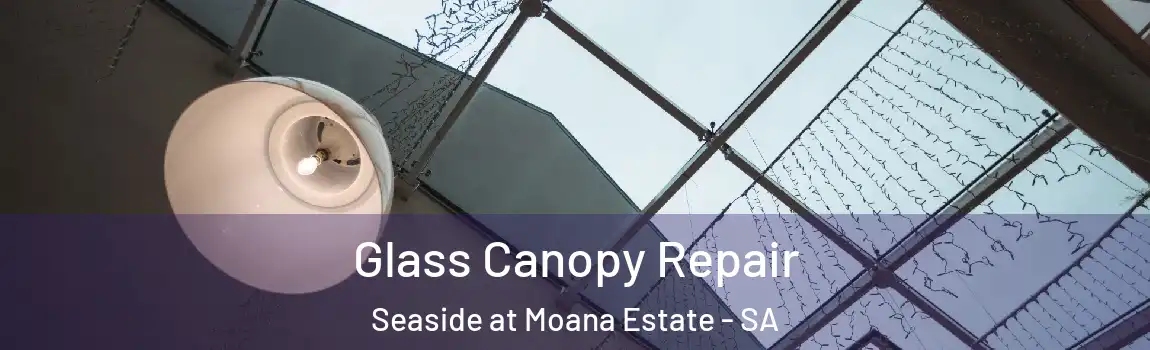 Glass Canopy Repair Seaside at Moana Estate - SA