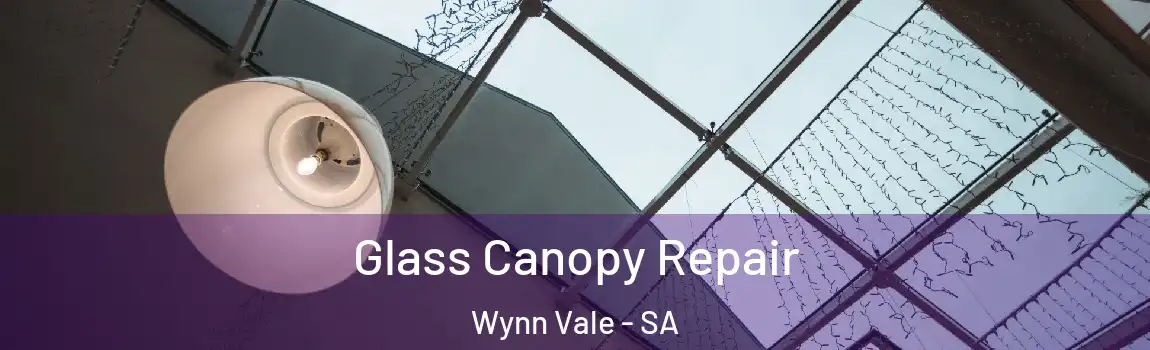 Glass Canopy Repair Wynn Vale - SA