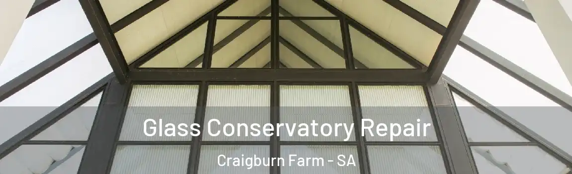 Glass Conservatory Repair Craigburn Farm - SA