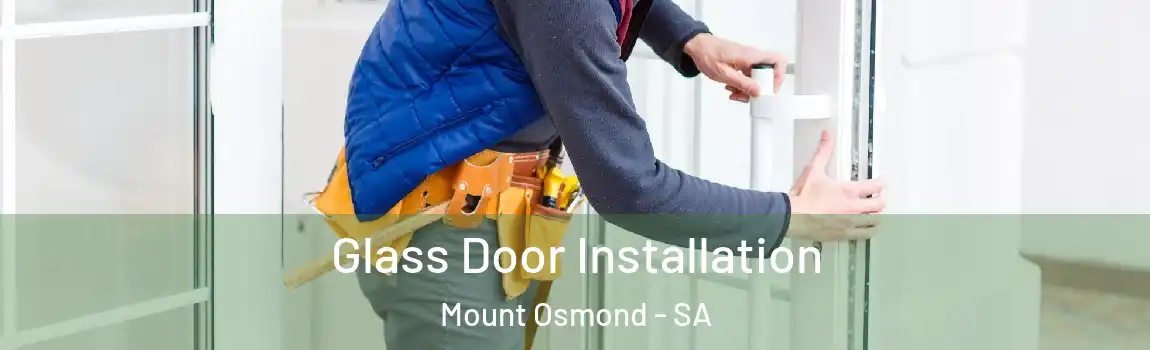 Glass Door Installation Mount Osmond - SA