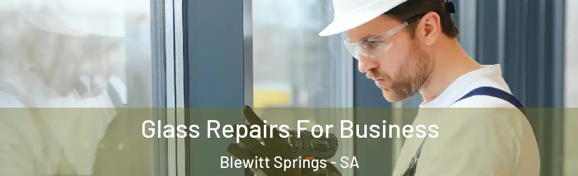 Glass Repairs For Business Blewitt Springs - SA