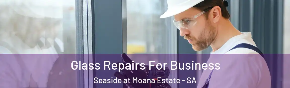 Glass Repairs For Business Seaside at Moana Estate - SA