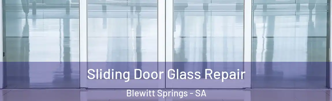 Sliding Door Glass Repair Blewitt Springs - SA