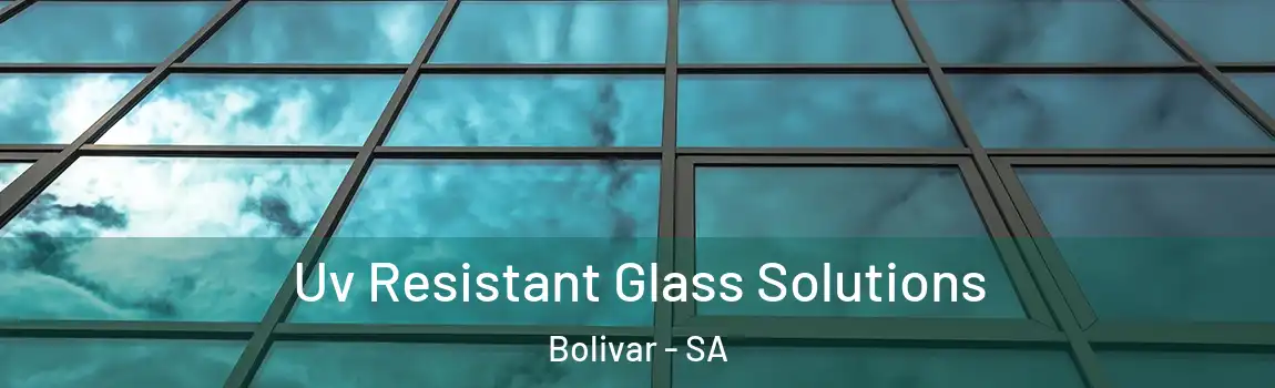 Uv Resistant Glass Solutions Bolivar - SA