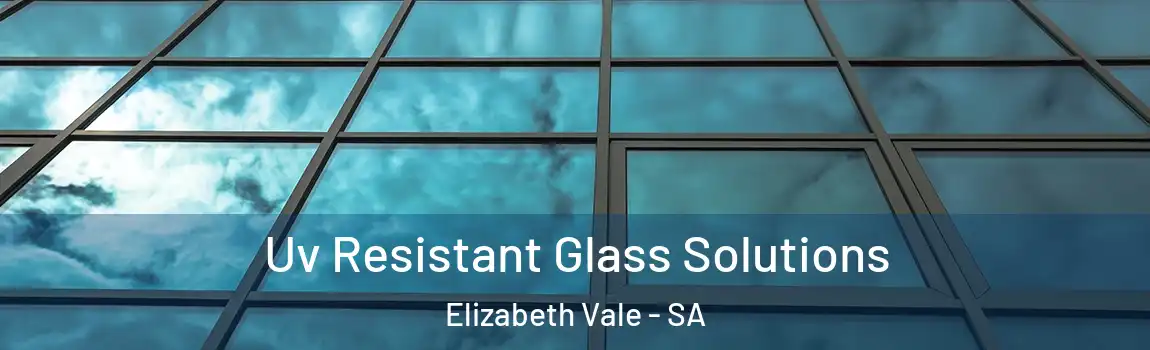 Uv Resistant Glass Solutions Elizabeth Vale - SA