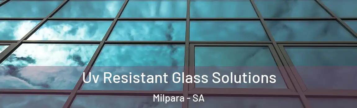 Uv Resistant Glass Solutions Milpara - SA