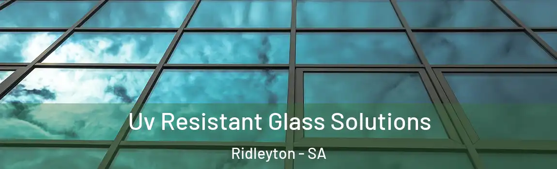  Uv Resistant Glass Solutions Ridleyton - SA