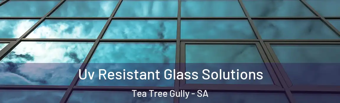 Uv Resistant Glass Solutions Tea Tree Gully - SA