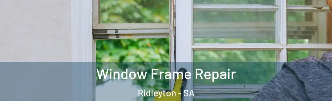 Window Frame Repair Ridleyton - SA